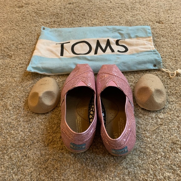 Toms Pink Glitter shoes - Picture 2 of 4